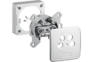 MAXTRACK 4-Fach SAT Antennendosen Stich- oder Enddose 2 dB