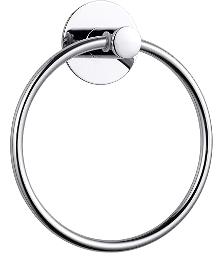 Anello portasciugamani con portacandele, robusto gancio da