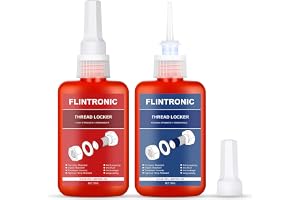 flintronic Skruvfäste, 50 ml starkt och medelstort skruvfäste | Långvarig vidhäftning, rost- och korrosionsförebyggande, gäng