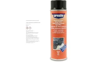 presto 690181 Cera Protettiva sottoscocca Nero 500 ml
