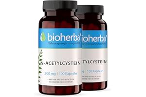 BIOHERBA R NAC Kapseln – 200 Stück mit 500 mg N-Acetyl-L-Cystein (Aminosäure) von BIOHERBA PZN 18216580