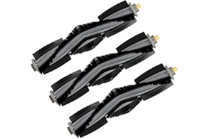 FILTERIST (3 pièces) Brosse à rouleau compatible avec ECOVACS DEEBOT X1/ X1 Omni/ X1 Turbo/ X1 PRO OMNI/ T10/ T10 Plus/ T10 Turbo/ T10 Omni/ T20/ T20 Omni Robot Aspirateur Accessoires Brosse Principale