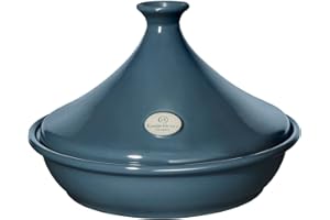 Emile Henry EH975532 Tajine Ø 32 cm, 2,5 L, Bleu pavot