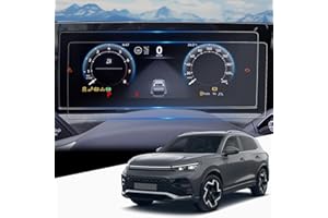 WEIPIN [2 Pezzo 10,25" Compatibile con V-W Ti-guan 3 2024 2025 Digital Cockpit Pellicola protettiva 6H antigraffio GPS Nano Protezione dello schermo Ti-guan 3 Accessori