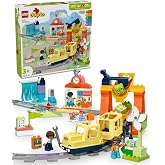 LEGO DUPLO Town B&uuml;y&uuml;k İnteraktif Mahalle Treni 10428 &ndash; 3 Yaş ve &Uuml;zeri &Ccedil;ocuklara &Ouml;zel Işıklı, Sesli ve Raylı Yaratıcı ve Eğiti