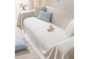 GAOSJX Jeté De Canapé Grande Taille XXL, Housse De Canapé d'angle 2/3 Place, Housse Canapé Angle,Protege Canape Griffe Chat Chien Relax,C-210 * 260cm