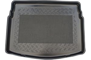 MTM Tapis de Coffre pour Toyota Auris II Hatchback (Aussi Hybrid) 01.2013-12.2018 sur Mesure, Bac de Protection Antiderapant, Résistant, Facile à Laver et Inodore, cod. 4372