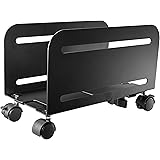 NewStar CPU-M100BLACK Mobile PC Mount (Suitable PC Dimensions - Width: 12-21 cm) - Black