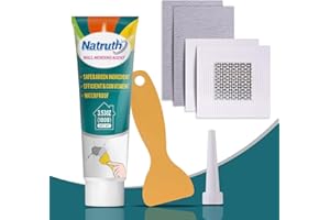 NATRUTH Wall Repair Kit, Wall Mending Agent, Wall Filler,Waterproof Wall Repair Paste with Scraper, Effectively Repair Wall Filler, Cracks, Hole Fill, Quick and Easy Solution