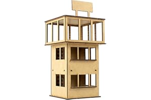 PROSCALE Modèle Maquette Scalextric. Décoration Circuits Original Cars Slot Car 1 32 Maquettes Maquettes Bois à Assembler Construire Adultes Enfants (Tour SC)