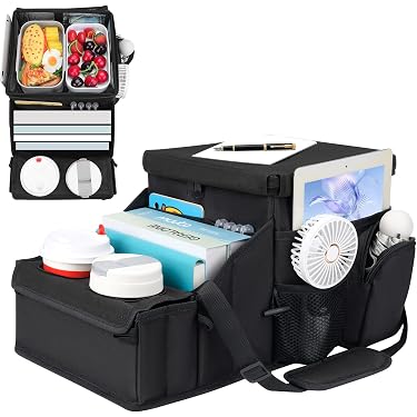 Poche Ipad Organisateur Voiture Enfant Csuntikulo - 2 Pièces, 10 Poches - Avec 10 - Range Jouets, Livres, Bouteilles Rangement Dossier Siège Auto