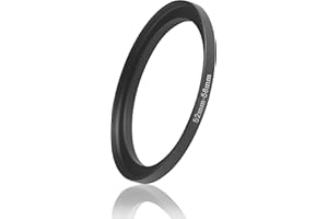 Ares Foto® STEP UP Filter Adapter, anello adattatore del filtro, In alluminio fresato a CNC (52mm – 58mm)