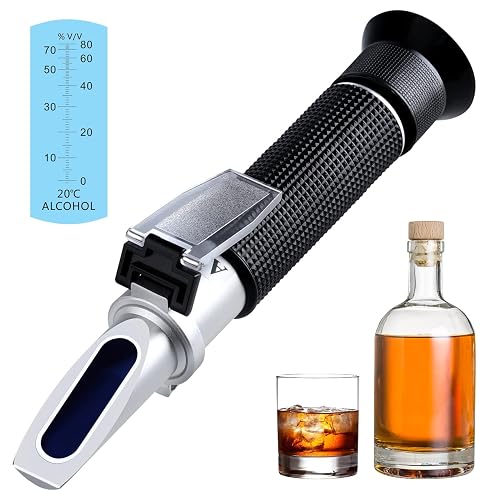 XRCLIF Alkohol-Refraktometer 0–80 % vol