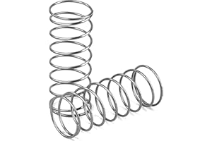 GUNGY Druckfeder Edelstahl Feder Druckfedern 50mm Drahtdurchmesser 1,1mm Außendurchmesser 20mm Länge 50mm Maximale Federkraft 1,13kg 4 Stück