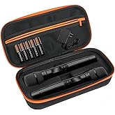 LEFOR·Z Wireless Microphone Housing Compatible with JBL PartyBox Wireless Two Microphone System, Handheld Dual Mic Travel Sto