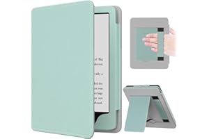 MoKo Case for 6.8" Kindle Paperwhite(11th Generation-2021) and Kindle Paperwhite Signature Edition, Slim PU Shell Cover Case with Auto-Wake/Sleep for Kindle Paperwhite 2021, Agave Green