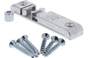 GU 8-740 8-00740-01-0-1 Gâche loquet avec galet pour porte de terrasse, porte de balcon, fenêtre Jeu de vis KL-FR 6 ToniTec® incluses