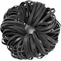 AIWOQI Size 33 Rubber Bands - 220 Count, Light Brown, Super Stretchy For Office, Crafts & More