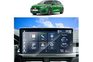 SKTU Screen Protectors Compatible with Ford Focus MK4 2022-2024 PET Sat Nav Screen Protector Scratch-Resistant Anti-Fingerprint (13.2 Inches) Pack of 2