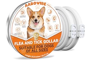 Aarovibe Verstellbares Hunde Halsband, aus weichem Material, 65 cm, wasserdicht & bequem, geeignet für Hunde Aller Größen (2 Stück)