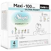 Sleepy Bio Natural Premium Plus Ultra Paket Bebek Bezi 4 Numara Maxi 100 Adet