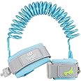 Lehoo Castle Baby Reins Anti Lost Safety Wrist Link, 2.5M Toddler Reins with Lock for Walking, Child Safety Harness Walking Leash for Children Boys and Girls (Blue)