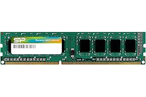 SP SILICON POWER Silicon Power DDR3L 8GB RAM 1600MHz (PC3 12800) 240 pin CL11 1.35V Non ECC Unbuffered UDIMM-Desktop Memory Module - Low Voltage and Power Saving