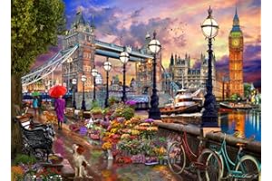 VERMONT CHRISTMAS COMPANY London Promenade Jigsaw Puzzle 1000 Piece