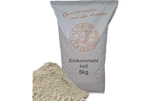 ‎ZANASTA Einkornmehl hell 5kg frisch aus der Rätze-Mühle in bester Qualität 100% regional und naturbelassen 5-kg