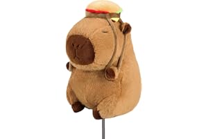 RLOMUTE Golf Club Wood Head covers for Driver/Fairway/Hybrid/(1.F.H) - Novelty Golf Club Headcover Soft Animal Wood Driver Head Cover Dust Proof Portable Funny Gift for Women Men Golfer Kids