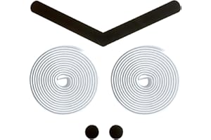 Alien Pros Ruban de Guidon de Vélo Matière EVA (Lot de 2) - Améliorez la Prise en Main de Votre Vélo Grâce à ce Ruban de Guidon de Vélo (Blanc)