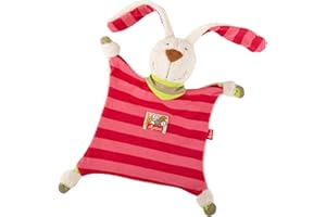 SIGIKID Schnuffeltuch Hase pink Baby Schmusetuch - Spielzeug Stofftier Kuscheltier – Stofftuch für Neugeborene - Plüschtier zum Trösten für Babys und Kleinkinder ab Geburt geeignet