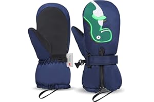 Kinder Skihandschuhe-7-Mi Wasserdichter Fausthandschuh Warm Winter Skating Handschuhe Jungen Fäustel Fäustlinge