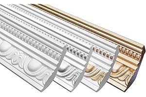 MARBET DESIGN 2 metros | Perfil de estuco | EPS | rígido | Marbet | 70x90mm | B-24 | Blanco