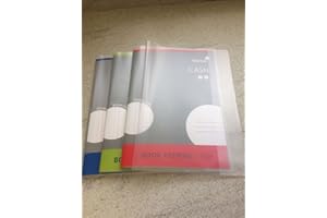 TIGER Finchley Original Pack of 10 A4 Exercise Book Covers Clear Plastic Sleeve School Note Book + Finchley Pen Free - Book Protector with Plastic Scraper Tool Transparent Self - Office Supplies