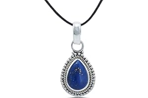 MANTRAROMA Collana argento 925 con pietre preziose pietra Catena in argento sterling da donna in vero argento (MAH-065)