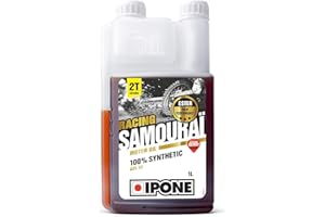 Ipone - Olio motore 2 tempi Samourai Racing FRAGOLA 1 litro