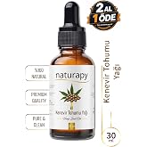 Naturapy Kenevir Tohumu Yağı (Hemp Seed Oil) Soğuk Sıkım Sabit Yağ 30 ml Damlalıklı Cam Şişe