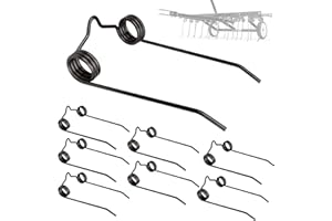 PULEMS 43783 Dethatcher Replacement Spring Tine for Agri-Fab Lawn Dethatcher, 8Pack Lawn Tractor Dethatcher Attachment Dethatcher Tine Replacement, Replacement Parts for Agri-Fab Craftsman De-Thatcher