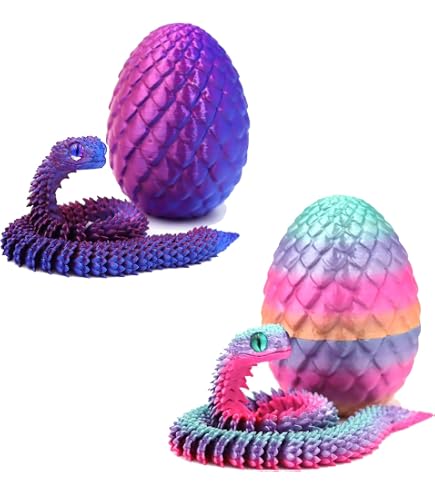 2Pcs 3D Gedrucktes Schlangenei, Flexibles Beweglich Produktbild-Vorschau 13