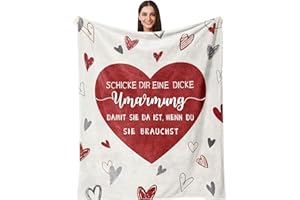 Aellowet Beste Freundin Geschenk, Umarmung Decken Geschenk für Freundin, Geschenk Freundin Geburtstag, Weihnachten Geburtstagsgeschenk für Beste Freundin, Frauen, Schwester, Kollegin