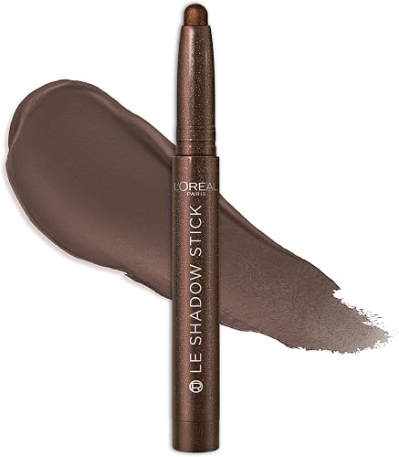L'Oréal Paris Le Shadow Stick Sombra de Ojos, 240 Brown Abyss | Hasta 16H de Duración, Color Vibrante, Textura Suave y Fácil