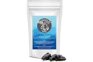 ‎KNUD Lakrids Knud | Fische extra stark, Erwachsenenlakritz, Salzlakritz in Fisch Form, weiche Fisch Lakritzstücke, weiche Lakritzbonbons 150g