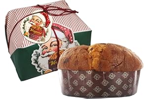 Vergani - Panettone italien artisanal traditionnel aux fruits confits 500g - Confectionné à Milan - Gâteau de Noël typique d'Italie - Idée cadeau Noël