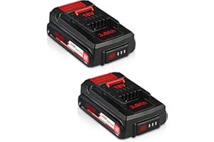 Aaiwtd 18V 3,0Ah 2pcs Batterie de Rechange pour Einhell Batterie 18V et Einhell Power x-Change appareils
