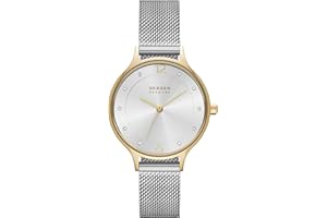 Skagen Anita Lille Uhr für Damen, Quarzwerk mit Edelstahl- oder Lederarmband