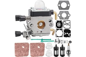 ZAMDOE FS38 FS45 FS55R Carburatore per STIHL FS55 FS46 KM55R HL45 FS45L FS45C FS46C FS55C FS55RC FS55T KM55 Decespugliatore Tagliabordi Parti Sostituisce C1Q-S97 C1Q-S186 Carb