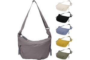 LANCRY Halbmond-Umhängetasche für Damen und Herren, Halbmond-Form, Crossbody-Tasche mit verstellbarem Riemen für den täglichen Gebrauch, Freizeit, Reisen