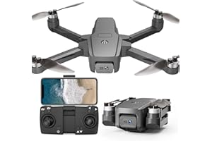 TTROARDS Drones con Camara RC Dron Plegables para Adultos Principiantes, Motor sin Escobillas Protección Contra el Viento Nivel 4 Velocidad Máxima de Vuelo 40 KM/H, Cámara HD 1080P Drone