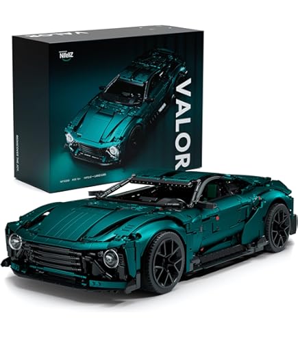 GULY Technik Sportwagen Bausatz - 4189 Teile, Ferngesteuert, 63cm Lang, Mit Motor